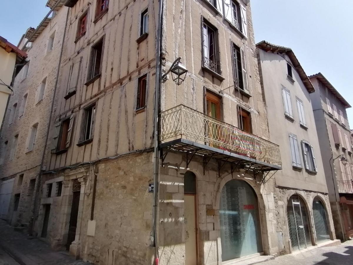 Au Temps D'Antan Leilighet Villefranche-de-Rouergue Eksteriør bilde